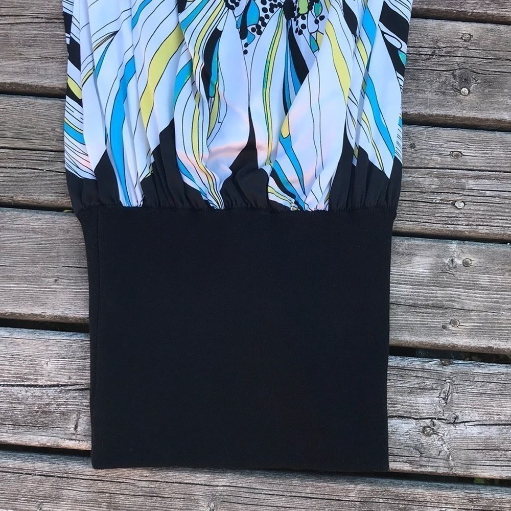 BEBE Silk/Spandex Printed Party Dress - Picture 7 of 11
